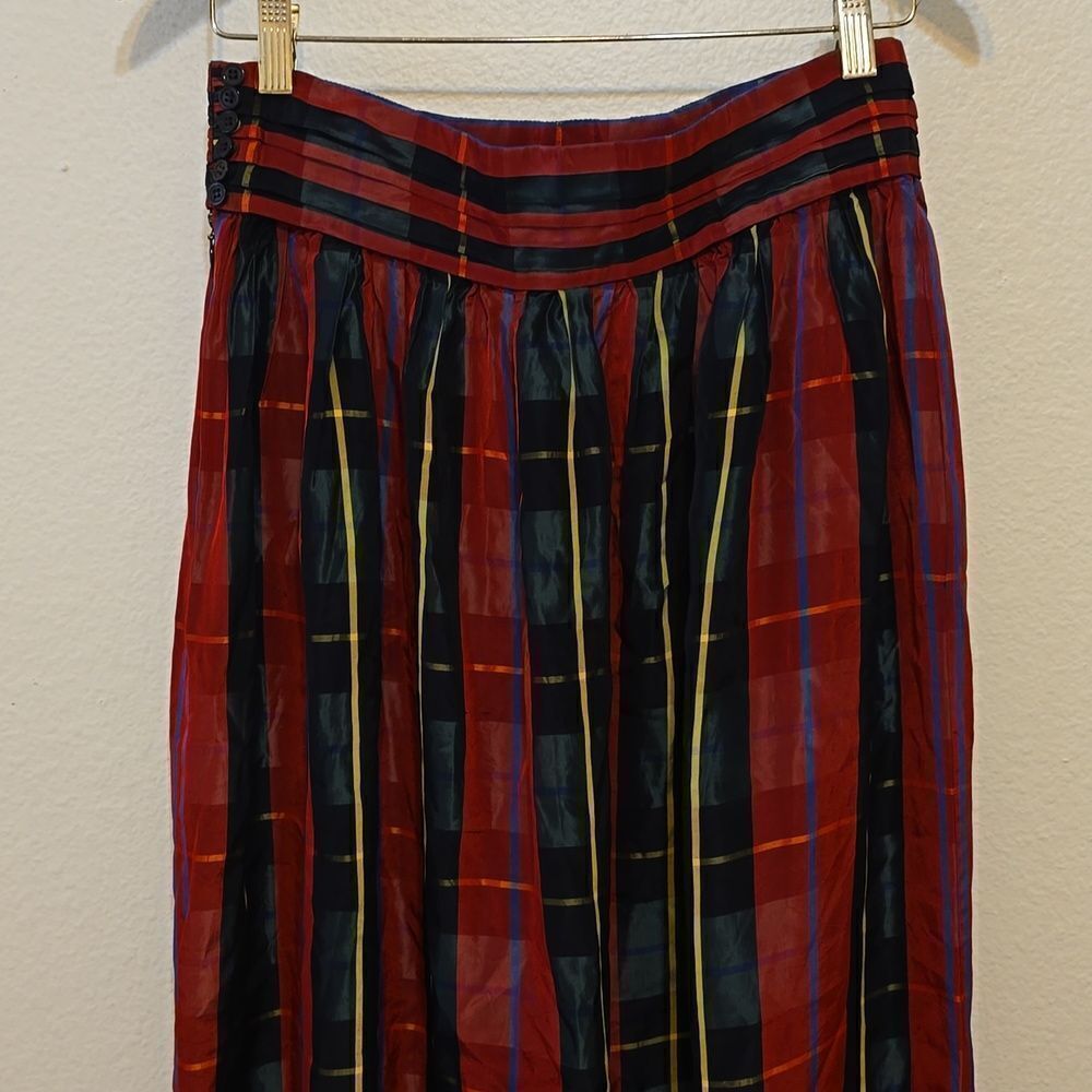 - Daniel Hechter Paris vintage pladed/plaid skirt size 12 - Picture 2 of 11